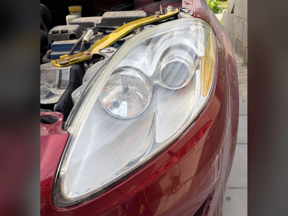 Fiat Bravo lewa lampa — po regeneracji